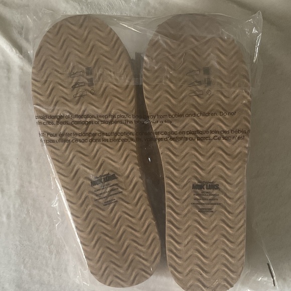 Muk Luks Brown Fuzzy Slippers - Picture 3 of 4